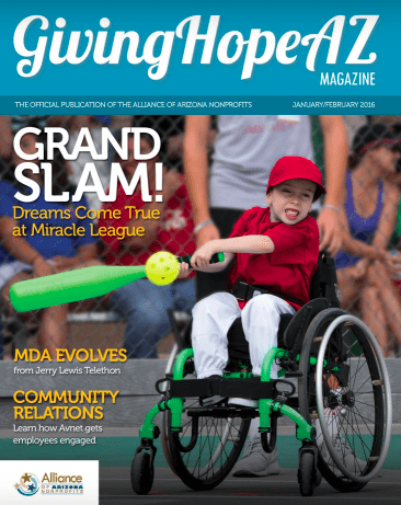 Giving hope az magazine - grand slam.