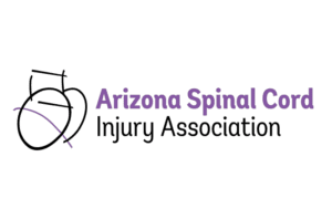 Arizona spinal cord injury association logo.