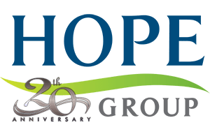 Hope 20th anniversary group logo.