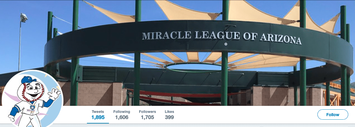 Miracle league of arizona twitter.