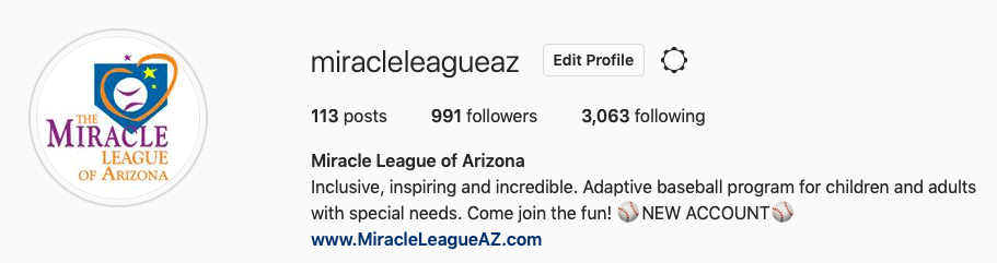 Miracle league of indonesia instagram account.