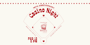 Casino night benefiting the Miracle League of Arizona.